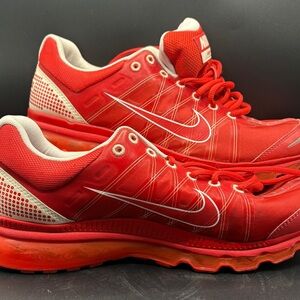 Nike Men's Size 9.5 - Nike Air Max + 2009 Red